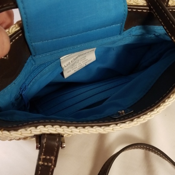 Liz Claiborne 3 Color Woven Purse - Picture 5 of 6